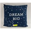 Image 1 : NEW CONSTELLATIONS " DREAM BIG" THROW PILOW