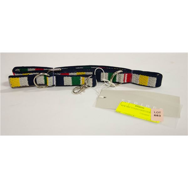 NEW HBC STRIPES DOG LEASH