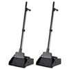 Image 1 : NEW AMAZON COMMERCIAL SET OF 2 DUSTPAN BROOMS