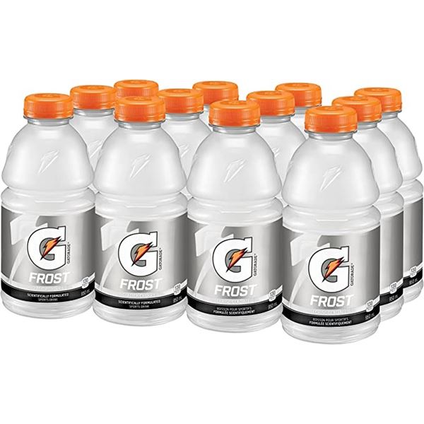 NEW CASE OF 12 GATORADE FROST G2 ENERGY GLACIER