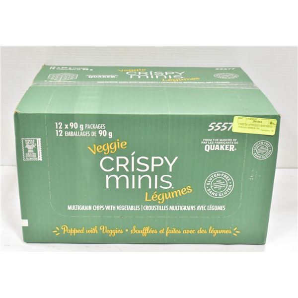 CASE OF 12 VEGGIE CRISP MINIS - ITALIAN HERB & OIL