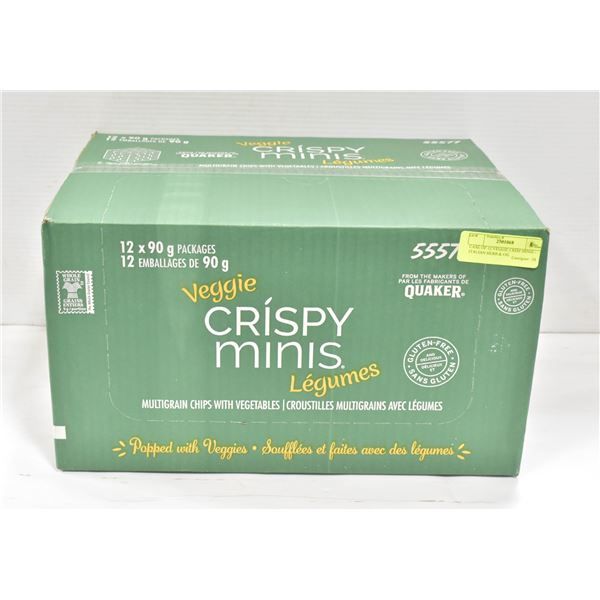 CASE OF 12 VEGGIE CRISP MINIS - ITALIAN HERB & OIL