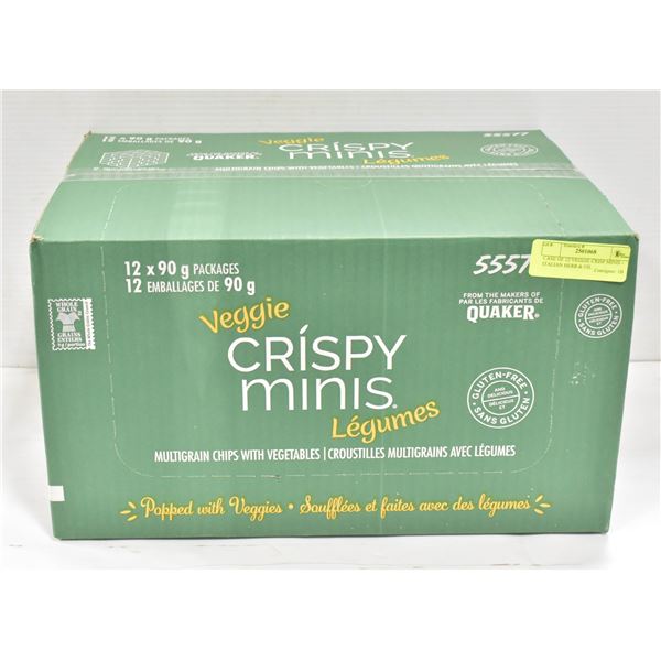 CASE OF 12 VEGGIE CRISP MINIS - ITALIAN HERB & OIL