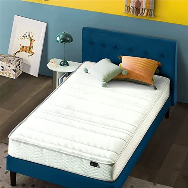 NEW ZINUS 6  FOAM & SPRING TWIN SIZE MATTRESS