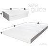 Image 2 : NEW MILLIARD TRI FOLD MATTRESS 52 X 73 X 4"