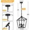 Image 2 : NEW UNBOXED 4 LIGHT DROP DOWN PENDANT LIGHT