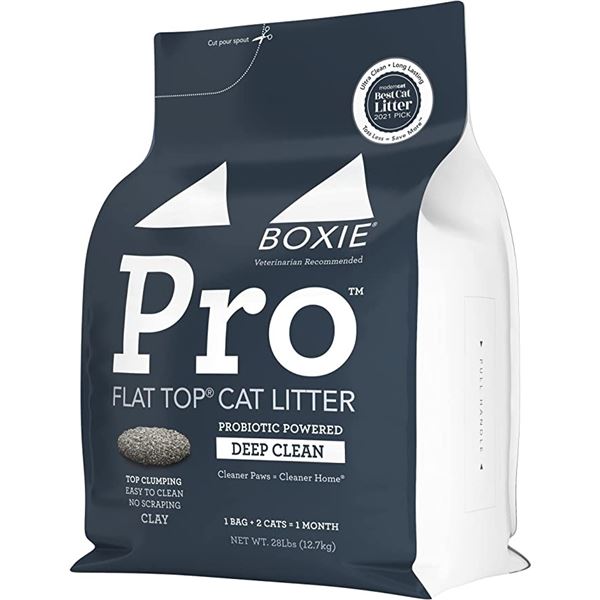 NEW 28LBS BAG OF BOXIEPRO SCENT FREE, PROBIOTIC