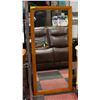 HEAVY WOOD FRAMED MIRROR 24" X 51.5"