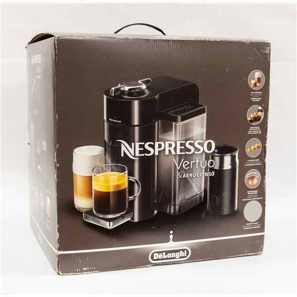 NEW NESPRESSO VERTUO & AEROCINNO3 COFFEE MAKER