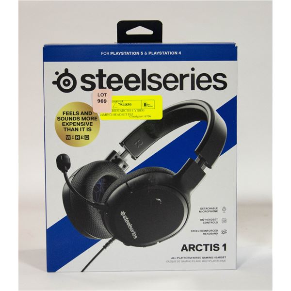 STEELSERIES ARCTIS 1 VIDEO GAMING HEADSET PS5