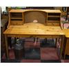 Image 1 : WOODEN DESK H-42" W-28.5" L-51"