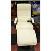 Image 1 : ESTATE I COMFORT WHITE LEATHER HEATED MASSAGE