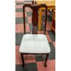 Image 2 : ESTATE ROSEWOOD TONE DINING TABLE W/ 4 MATCHING