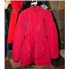 WOMENS RED (DOWN) CANADIANA 3/4 WINTER JACKET