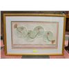 Image 1 : FRAMED ORIENTAL ESTATE WALL HANGING APPROX 29.5" X