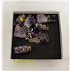 Image 1 : BUNDLE OF GENUINE AMETHYST GEMSTONE CLUSTERS &