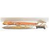 Image 1 : COLUMBIAN MACHETE WITH LEATHER SHEATH