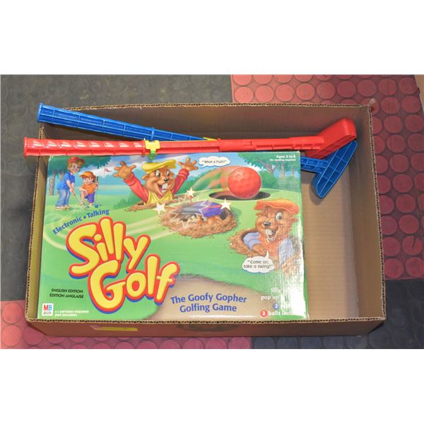  SILLY GOLF - MILTON BRADLEY GAME IN BOX