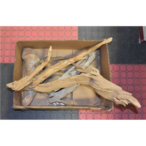 DRIFTWOOD- BOX LOT ASSORTED