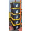 Image 1 : SET OF 5 - 27 GALLON GREENMADE HEAVY DUTY