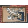 Image 1 : FLAT OF U-CLAMPS, C-CLAMPS, ONE HOOK