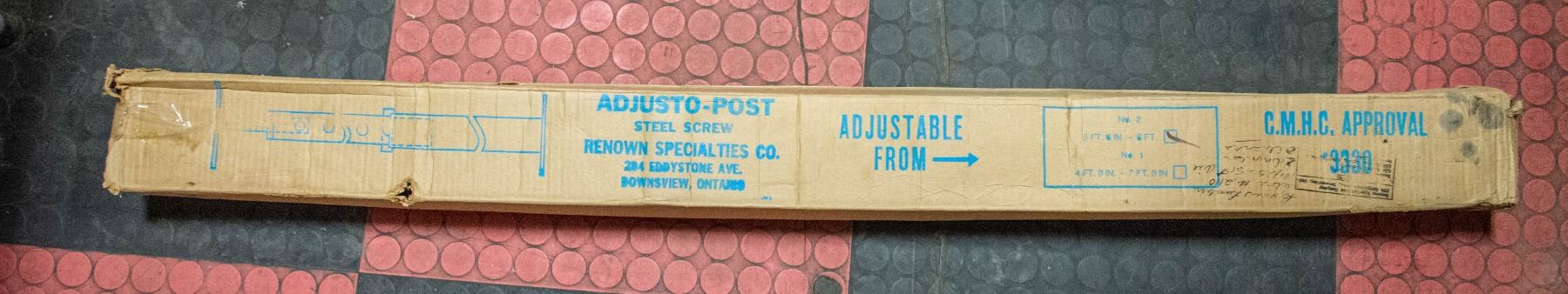 ADJUST A POST STEEL TELEPOST- 5'-8' EXPANDABLE