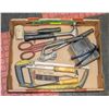 Image 1 : BOX OF HACK-SAWS, DRYWALL SAWS, 12" TIN SNIPES