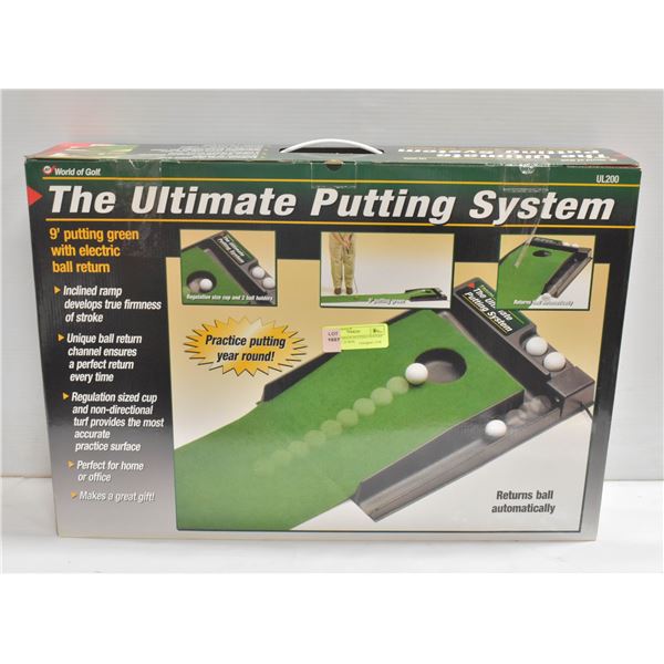  THE ULTIMATE PUTTING SYSTEM  ELECTRIC IN BOX