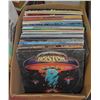 BOX OF LP RECORDS INCLUDING: RUSH,HELIX,