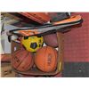 Image 1 : BOX FULL OF SPORTING EQUIPMENT AND BALLS