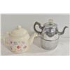 Image 1 : 2 TEAPOTS VINTAGE SONA CHROME + CERAMIC SONA