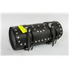 Image 1 : MOTORCYCLE STUDDED LEATHER BAG-ESTATE