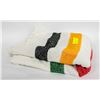 Image 1 : ESTATE HUDSON BAY PRINT BLANKET FULL SIZE-ESTATE