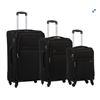 Image 1 : AS NEW CHAMPS BROOKLYN COLLECTION BLACK 3PC SUITCASE SET - RETAIL $799