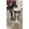 Image 1 : 36" TALL LADY WITH UMBRELLA FIGURE WITH 30" STAND