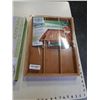 Image 2 : BAMBOO DRAWER KNIFE BLOCK ORGANIZER AND DRAWER ORGANIZER