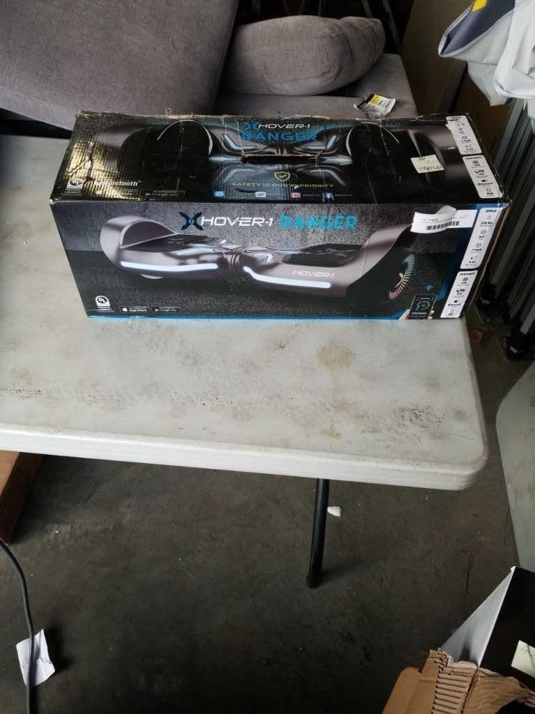 XHOVER-1 RANGER HOVERBOARD - TESTED WORKING, CRACKED CASE, RETAIL $159