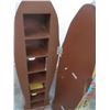 Image 2 : Carved Painted Egyptian sarcophagus Cabinet 50 "