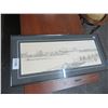 Image 1 : Framed Skyline Etching - 31" x 14"