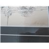 Image 2 : Framed Skyline Etching - 31" x 14"
