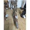 Image 1 : Carved African Man Riding Horse Figure - 13"