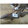 Image 2 : Carved African Man Riding Horse Figure - 13"