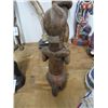 Image 2 : Carved African Man w/Belt and Necklace Figure - 16"