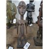 Image 1 : Carved African Woman Tribe Figure - 16"