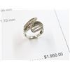 Image 2 : 14K WG Diamond Ring w/41 Round Single Diamonds and 41 Round