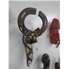 Image 1 : Carved African Hand Painted Tribal Mask - 30"