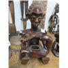 Image 1 : Carved African Woman w/Baby - 18"