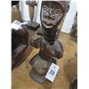 Image 2 : Carved African Man w/Drum - 19"