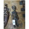 Image 1 : African Carved Woman Figure - 15"