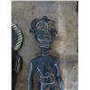 Image 2 : African Carved Woman Figure - 15"